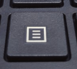 Context key that appears at the bottom of some Windows keyboards.