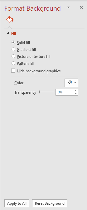 Change the Background of PowerPoint Slides to a Color, Gradient or Picture