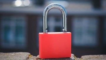 Lock an image, shape or other objects in PowerPoint represented by a padlock.
